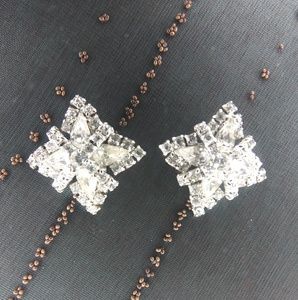 Vintage Kramer rhinestone earings
